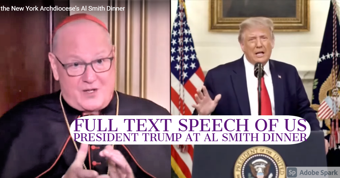 75th Annual Al Smith Dinner Hosted by Cardinal Dolan Features US