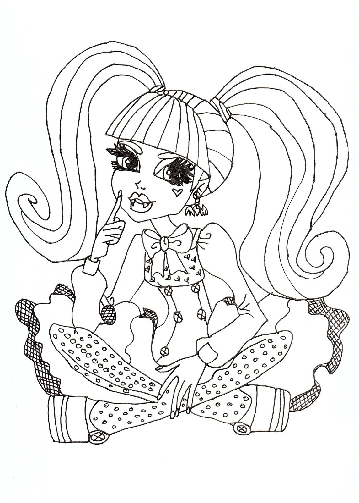 Free Printable Monster High Coloring Pages Monster High