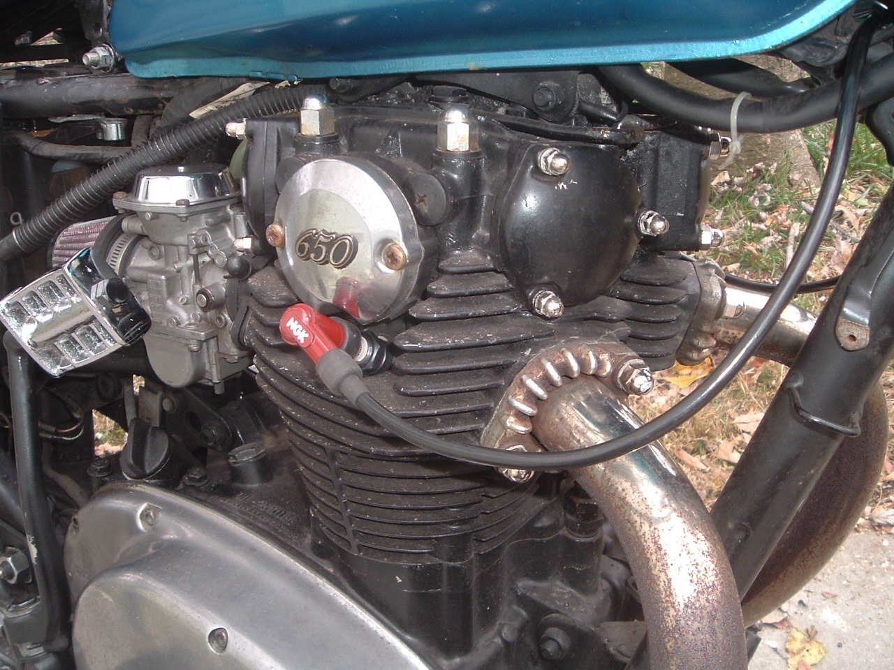 Crying Nines XS650 Valve and Points Covers swap