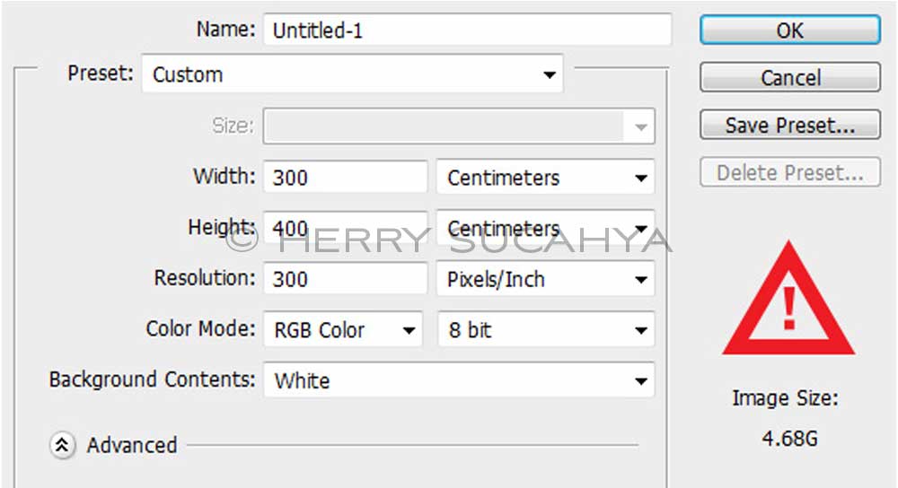 Photoshop Dimension Size And Resolution Settings For Large Prints Photoshop Dimension Size And Resolution Settings For Large Prints
