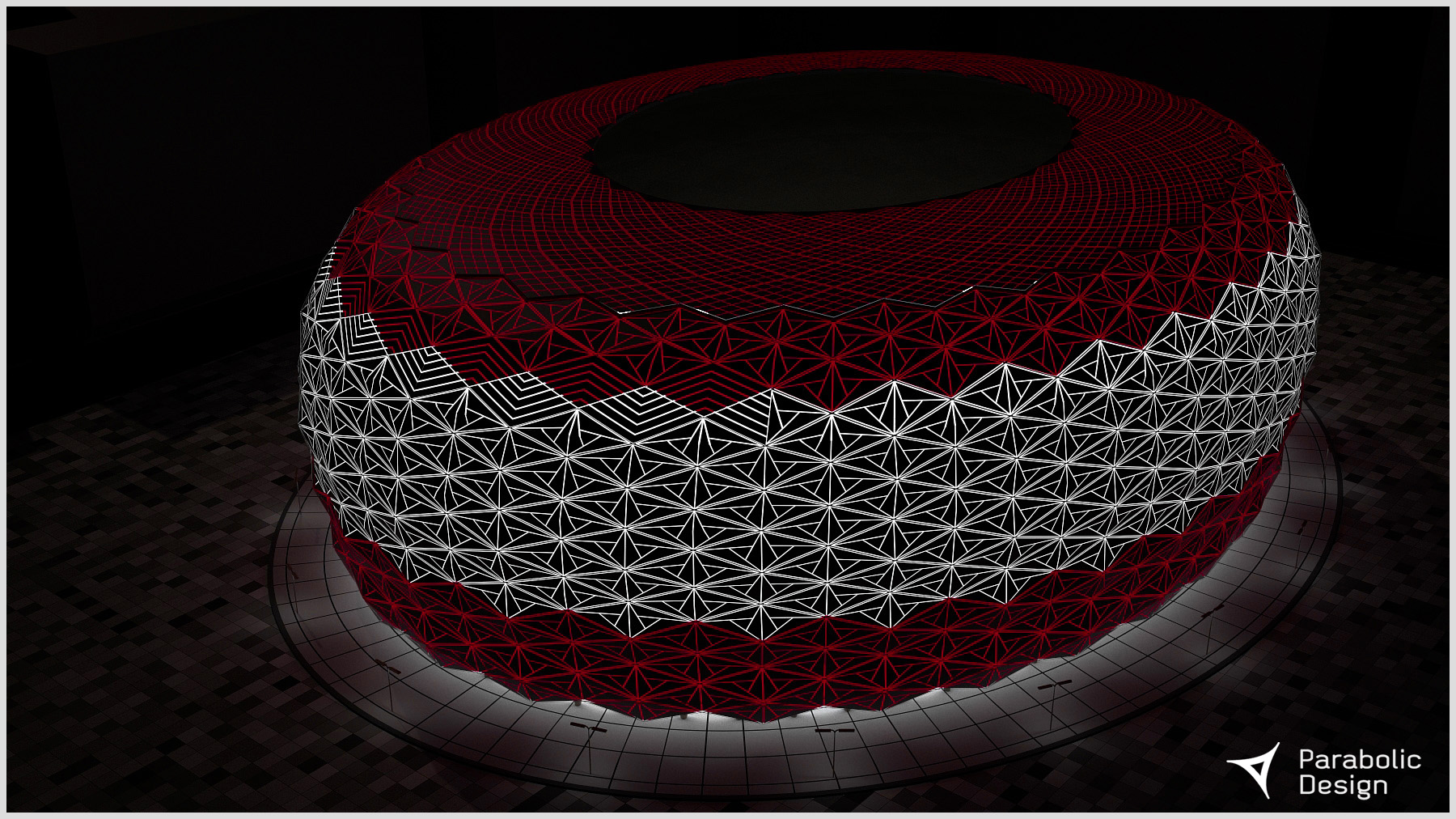 PARAMETRIC STUDY Education City stadium Qatar Part 02 Parabolic