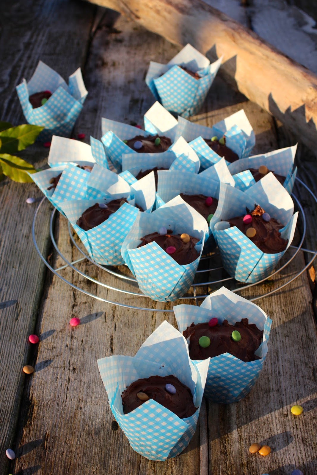 Paulas Frauchen: Schokoladen-Cupcakes Paulas Frauchen: Schokoladen-Cupcakes