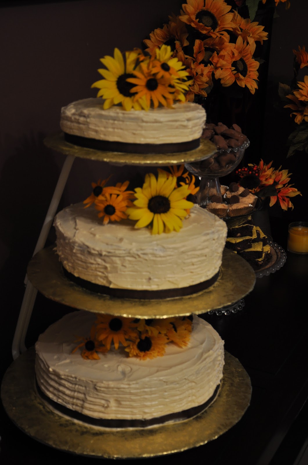 Cooking and Entertaining with Leah Champagne Wedding  Cake  