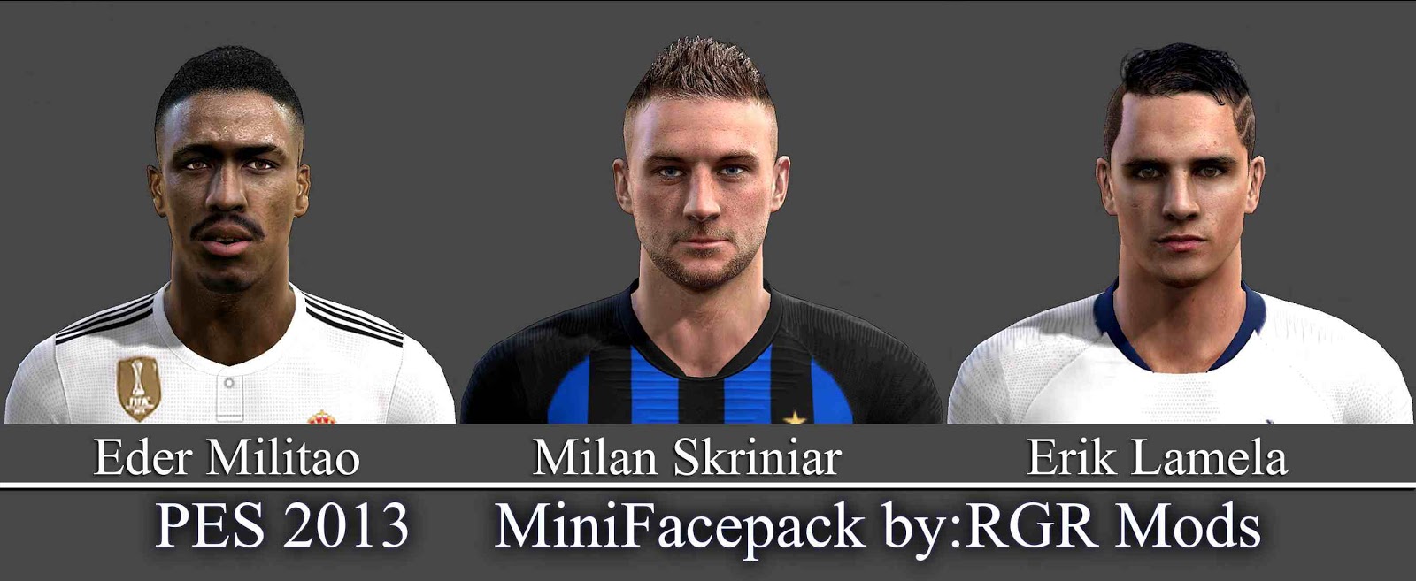 Ultigamerz Pes 2013 Eder Militao Skriniar Lamela Faces 2019