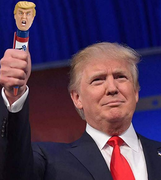 donald trump talking figure