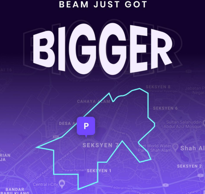 Ride Beam eScooter sharing Referral Code t0zEU0Vb KL, Bandar Utama