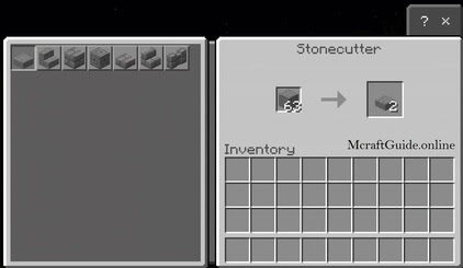 How To Make Stonecutter In Minecraft Quick Crafting Recipe Mcraftguide Your Minecraft Guide