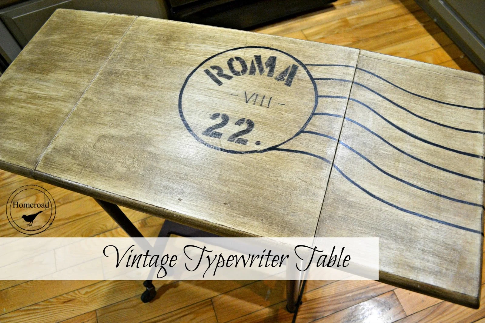 Vintage Typewriter Desk Table www.homeroad.net