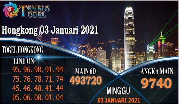 Tembus Togel Hongkong Hari Minggu 03 Januari 2021