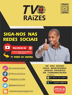 SIGA A TV RAÍZES NAS REDES SOCIAIS