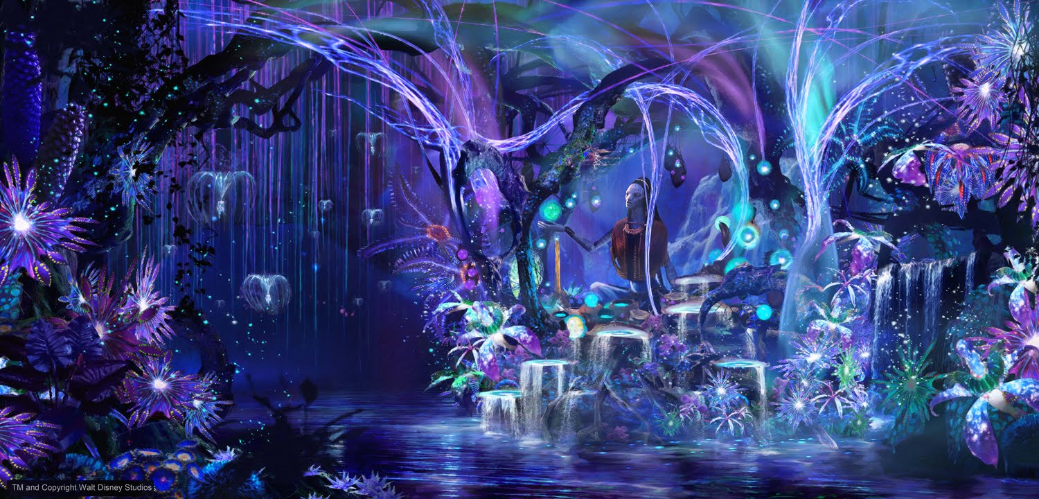 Disney more: Disney's Animal Kingdom Pandora Na'vi River Journey Never-Seen-Before