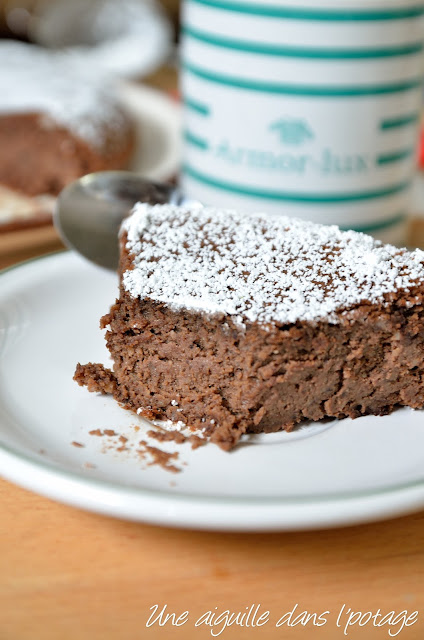 Gâteau à la ricotta, chocolat et noisette (sans beurre)