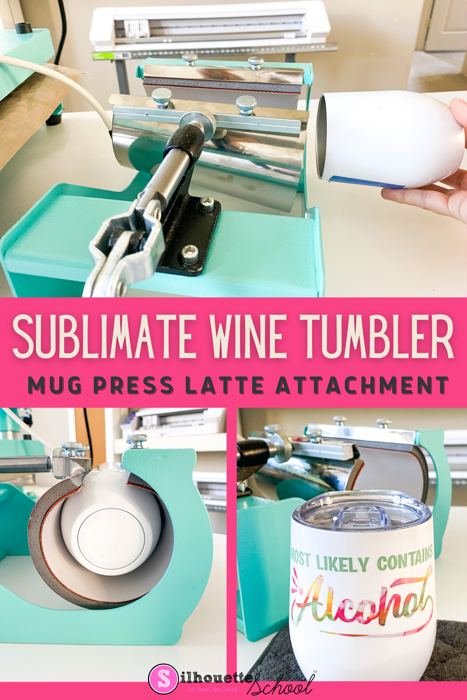 How to Use a Tumbler Press for Sublimation - Hey, Let's Make Stuff