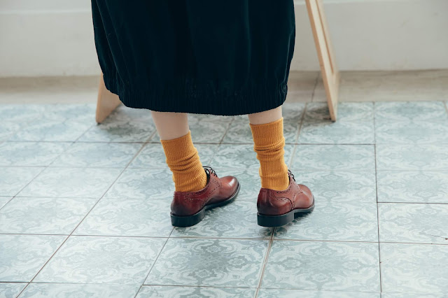 墨水筆日記造型鬆緊洋裝