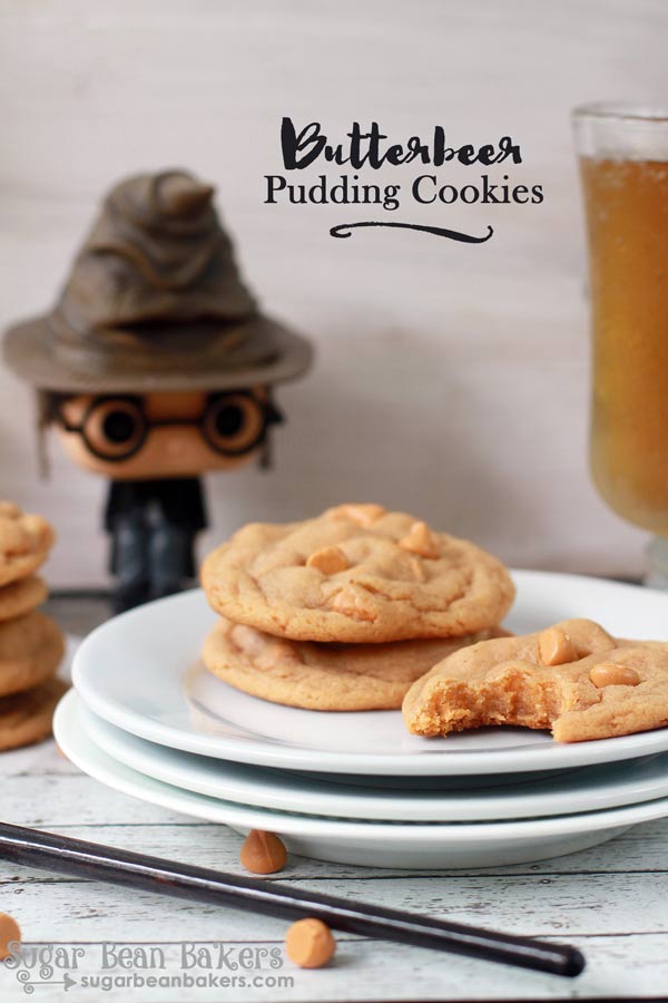 Sugar Bean Bakers { Butterscotch "Butterbeer" Pudding Cookies }