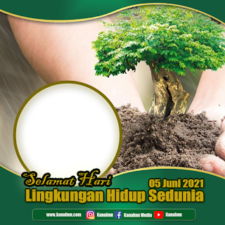 twibbon hari lingkungan hidup sedunia psd - kanalmu