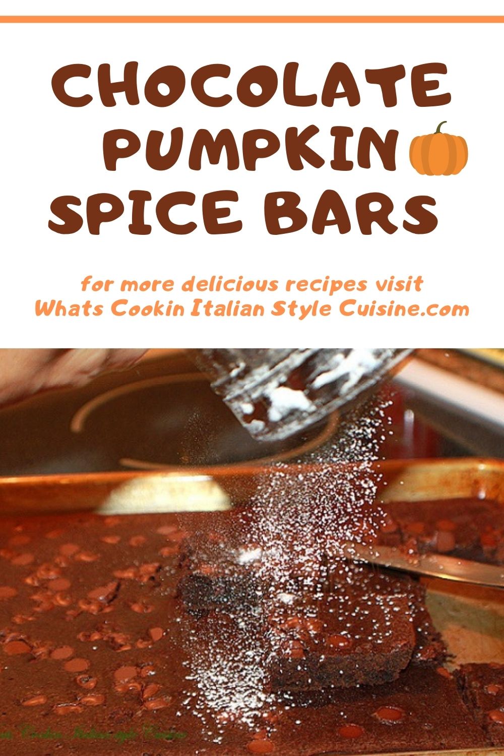 pin for later how to make pumpkin spice bars with chocolate