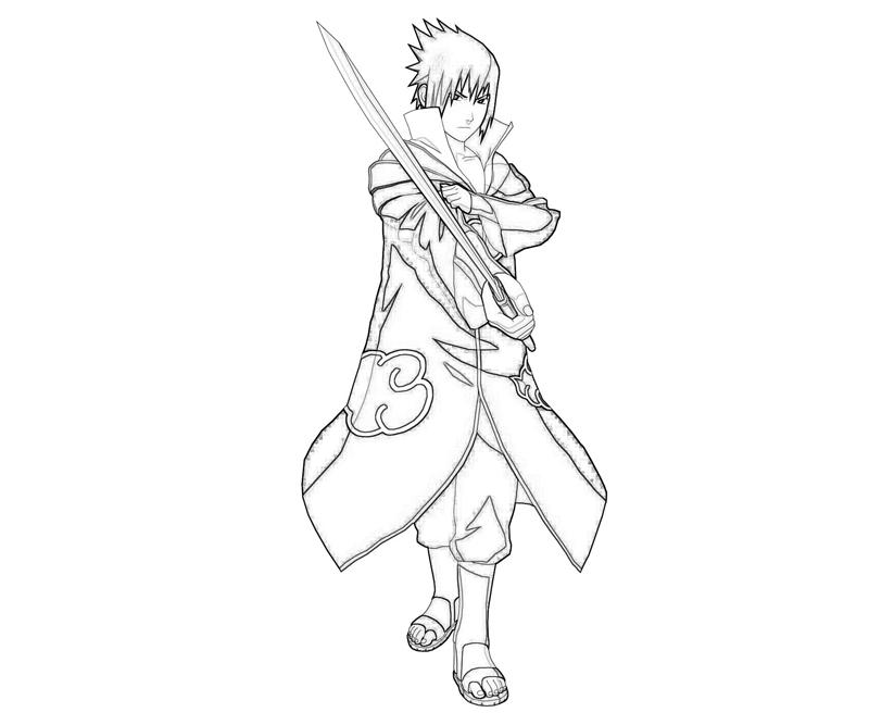 naruto coloring pages sasuke - photo #2