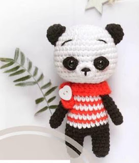 PATRON GRATIS OSO PANDA AMIGURUMI 45390