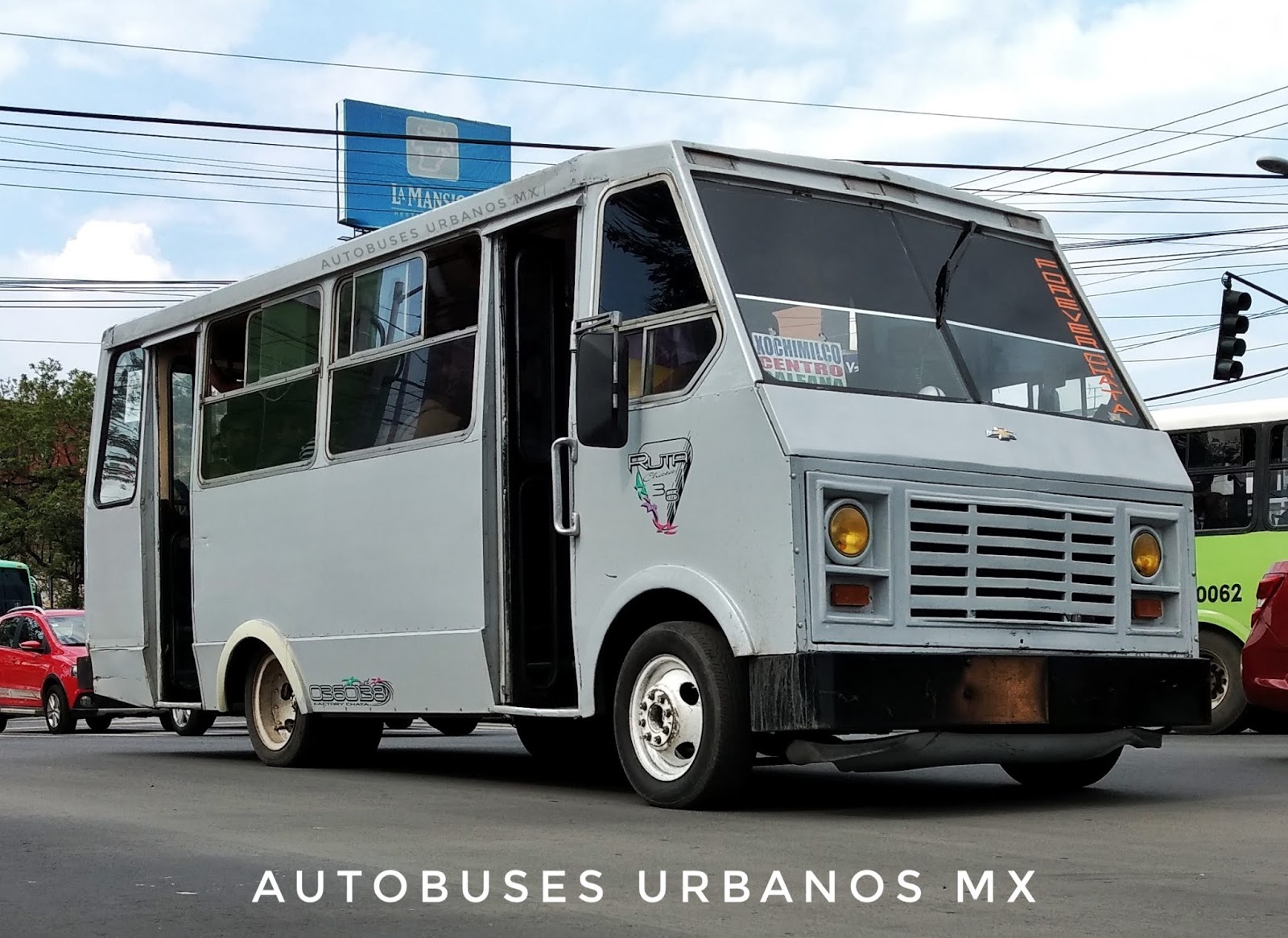 Transporte público, autobuses y microbuses CDMX.: Microbús Chevrolet COSA