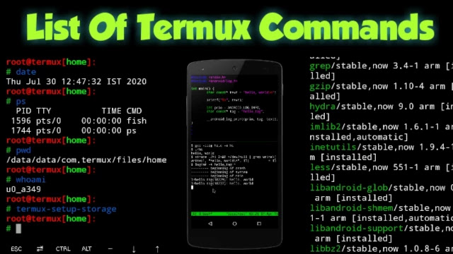 Termux-commands-list