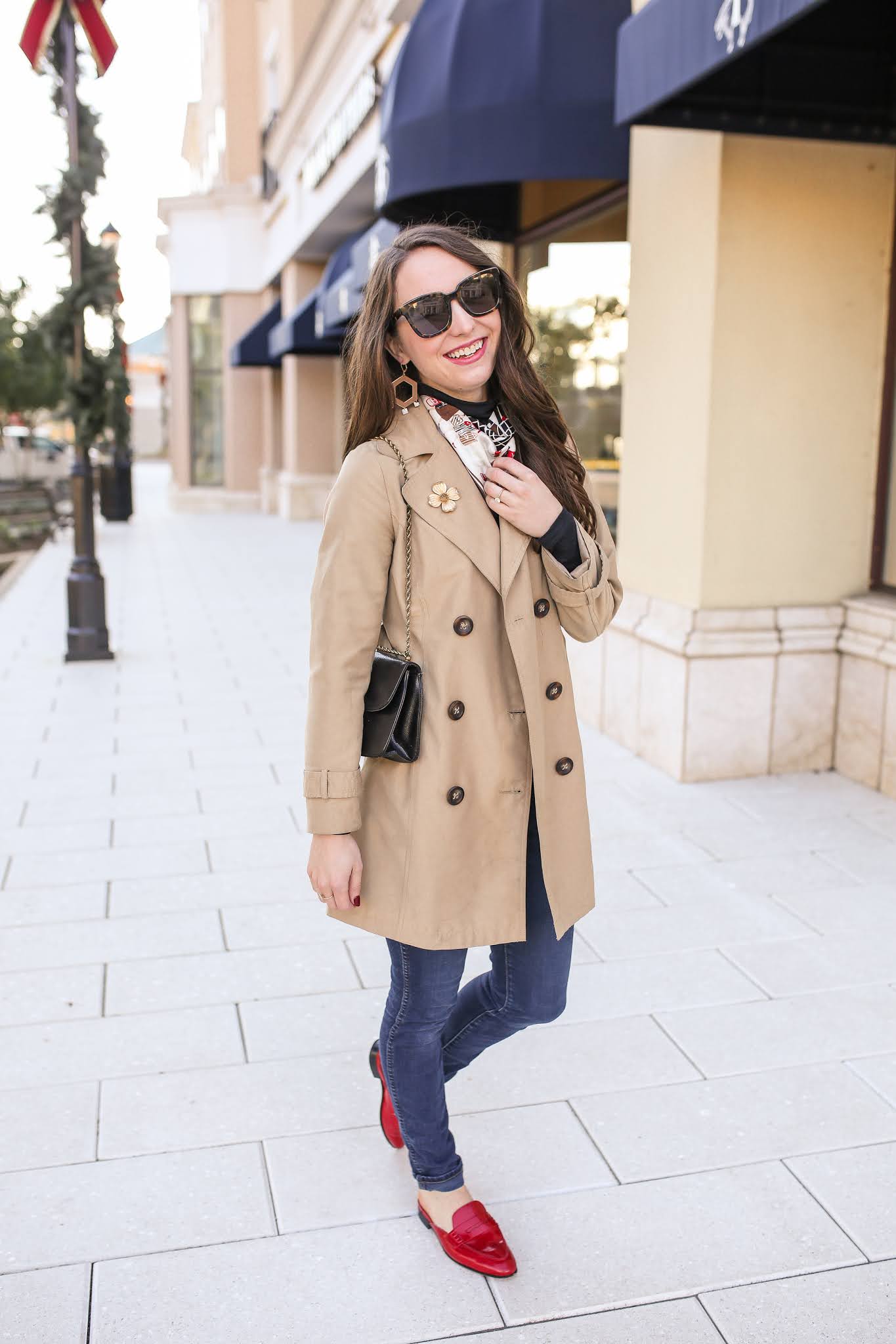 Turtleneck and Trench | Caralina Style