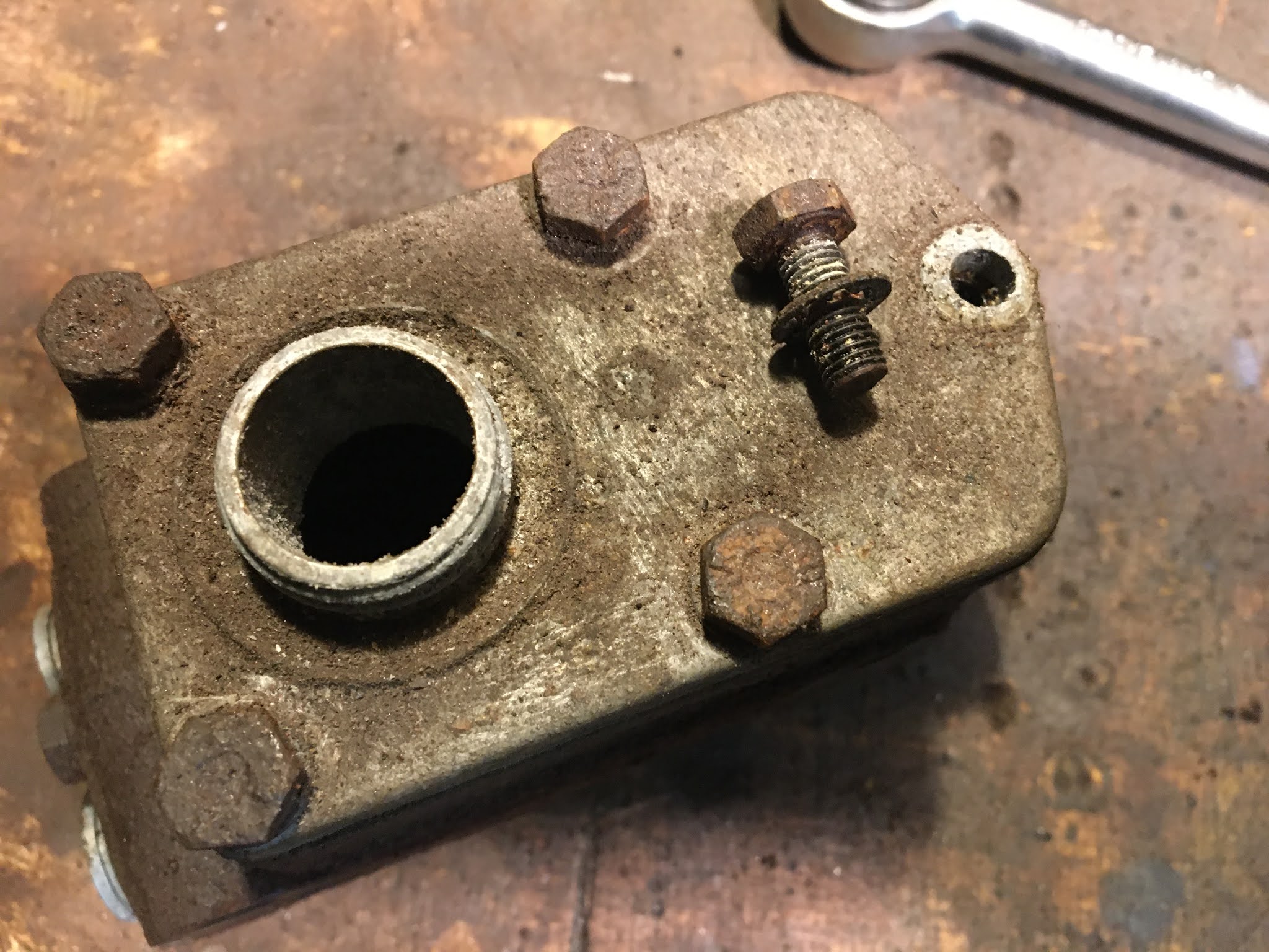 MG Midget 1965 MKII Restoration Project Master Brake Cylinder and Pedal Box Rebuild