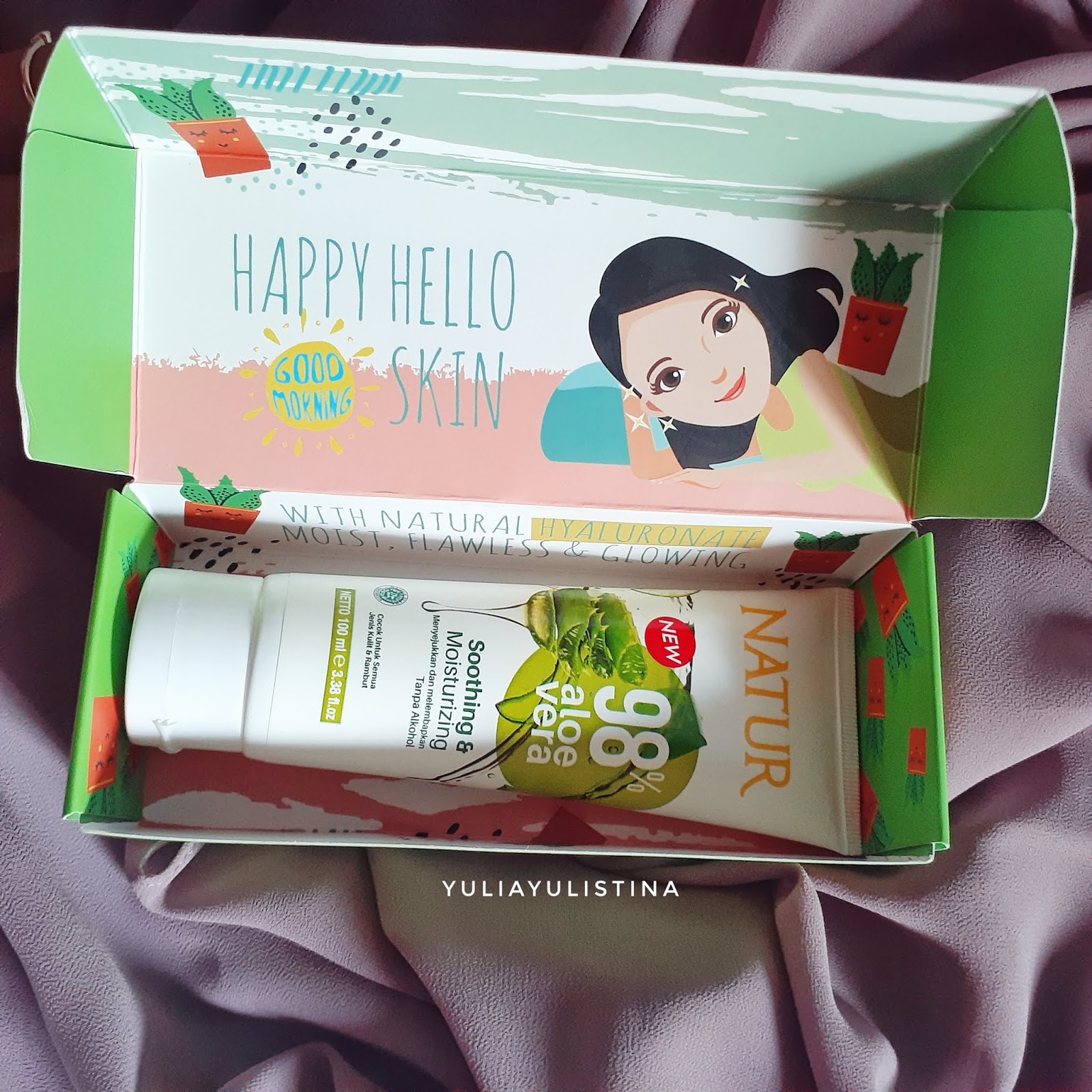 REVIEW Natur Sleeping Mask Aloe Vera Gel The Yulistinay's Diary