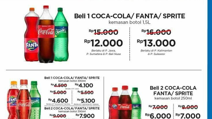 Promo Indomaret Harga Spesial Produk Coca Cola | scanharga