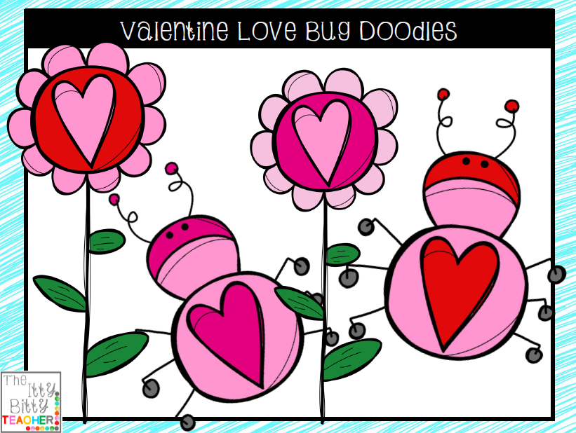 http://www.teacherspayteachers.com/Product/Clipart-Valentine-Love-Bug-Doodles-1650096