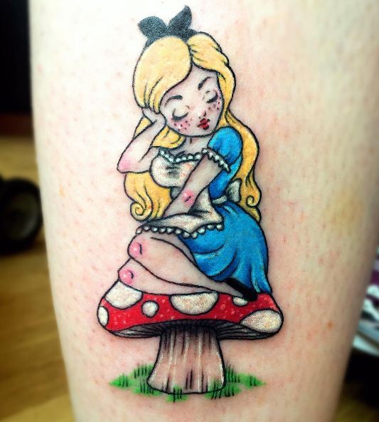 Alice In Wonderland Tattoos Alice In Wonderland Tattoos