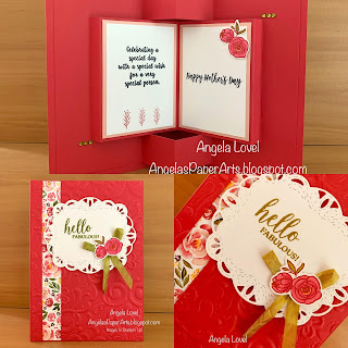 Angela Lovel, Angela's PaperArts: SU Storybook special fold card featuring Dressed to Impress