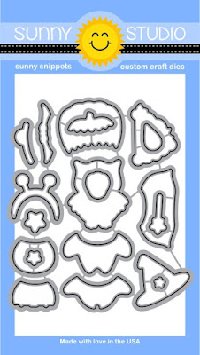 Sunny Studio Stamps: Introducing Happy Owl-O-Ween Coordinating Dies