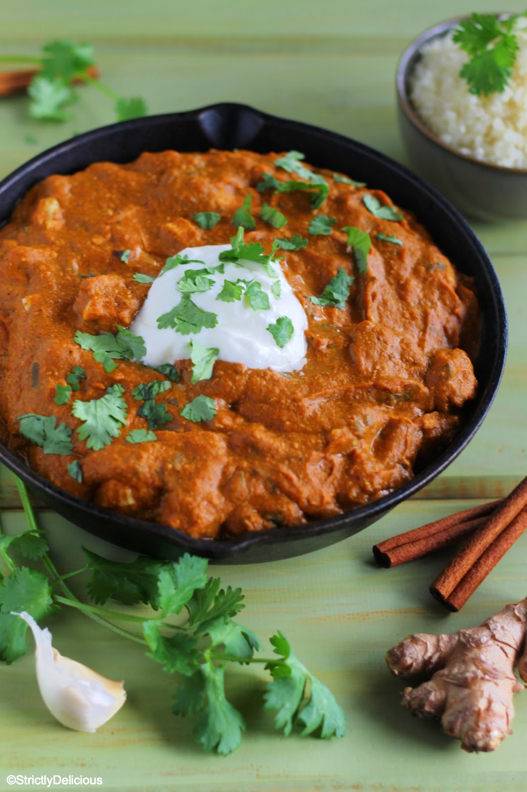 Chicken tikka masala with cauliflower/Recipe Culinary Lab