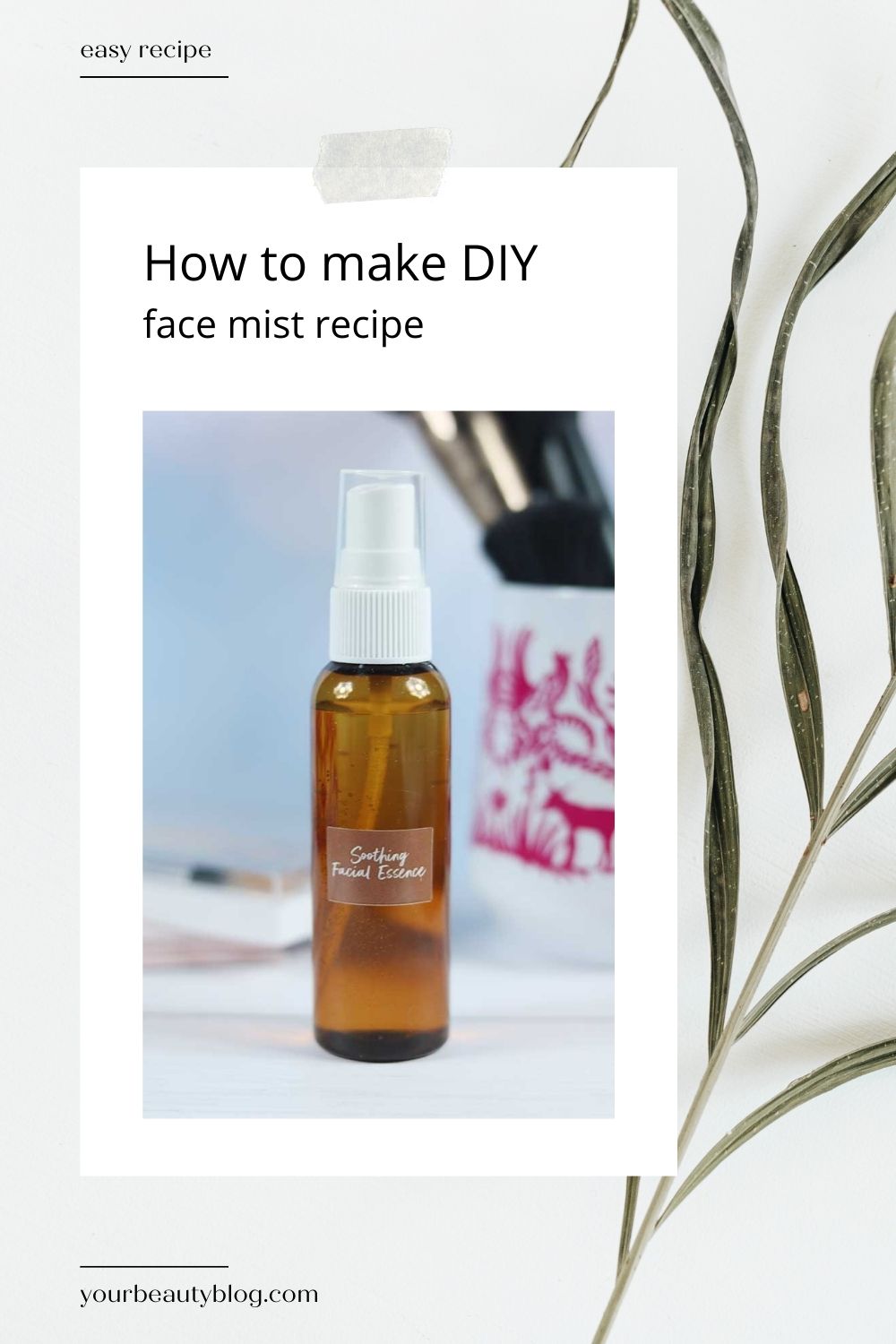 DIY Essence for Face With Essential Oils Everything Pretty