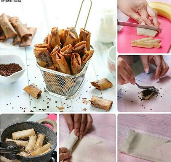 Resep Cara Membuat Pisang Coklat lumer Masakan Bunda