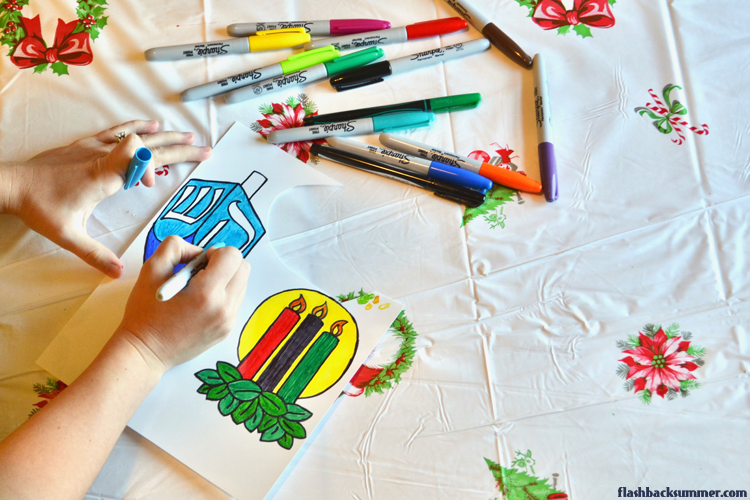DIY Holiday Brooches {with Free Template!} - Flashback Summer
