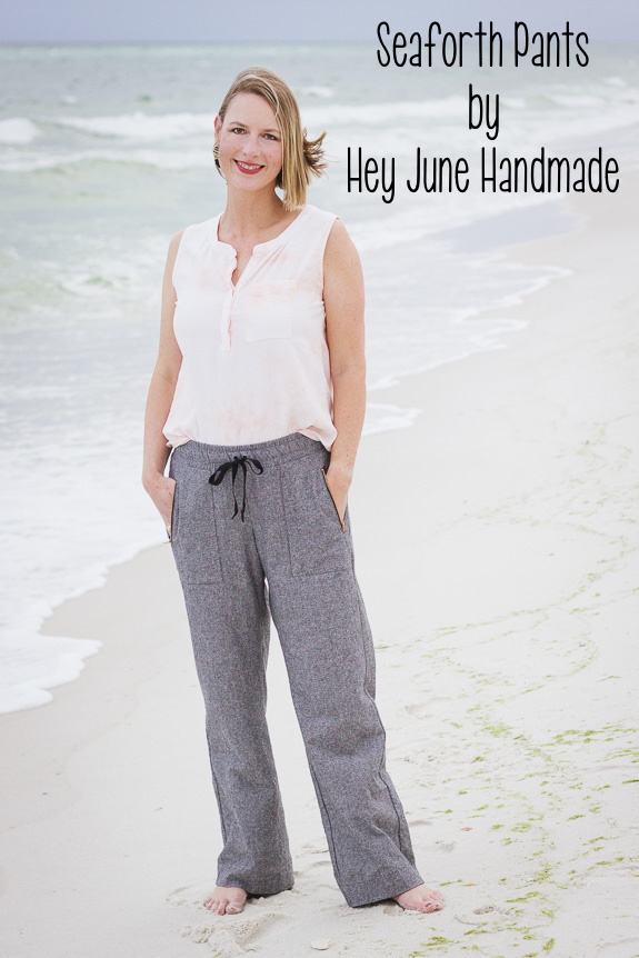 Seaforth Pants and Biscayne Blouse by Hey June