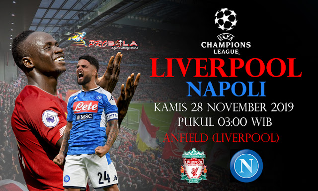 Prediksi Liverpool vs Napoli 28 November 2019  prediksi dan berita bola