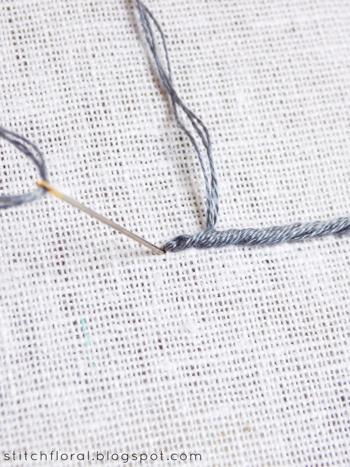 Rope stitch How-To - Stitch Floral