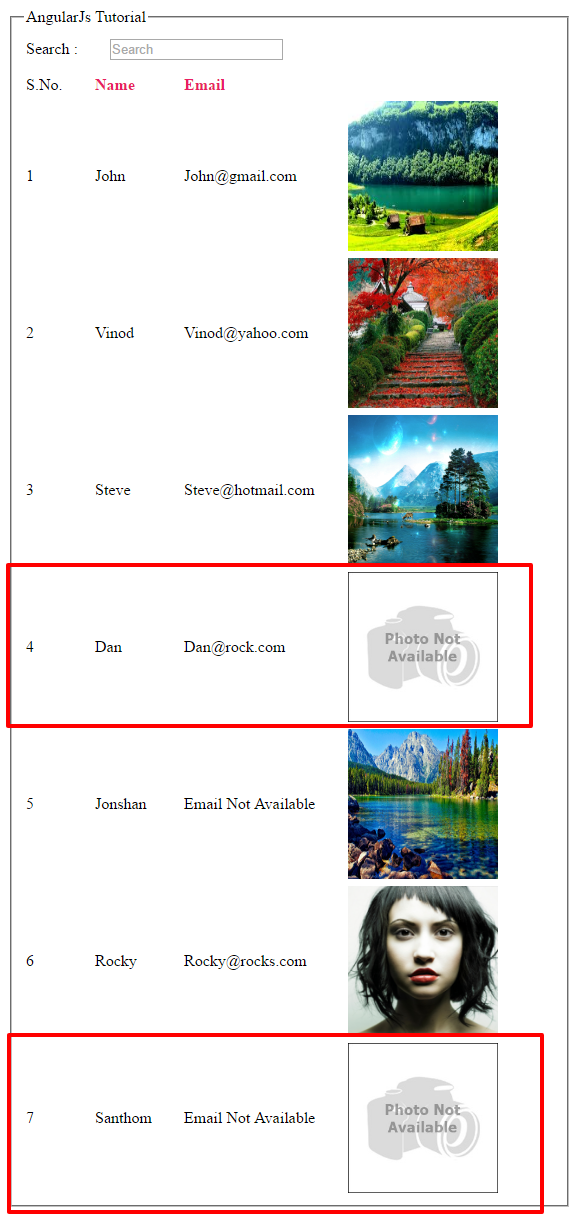 How to display default image if image not available using AngularJs
