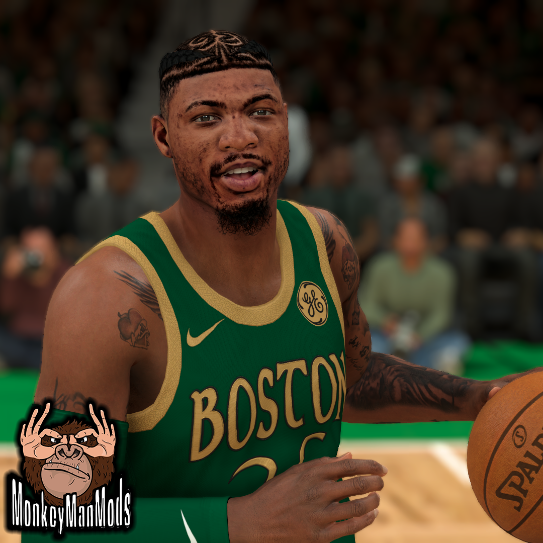 NBA 2K20 Marcus Smart Cyberface (Braids) by MonkeyManJSV