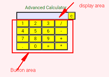 simple calculator using html, css,and JavaScript