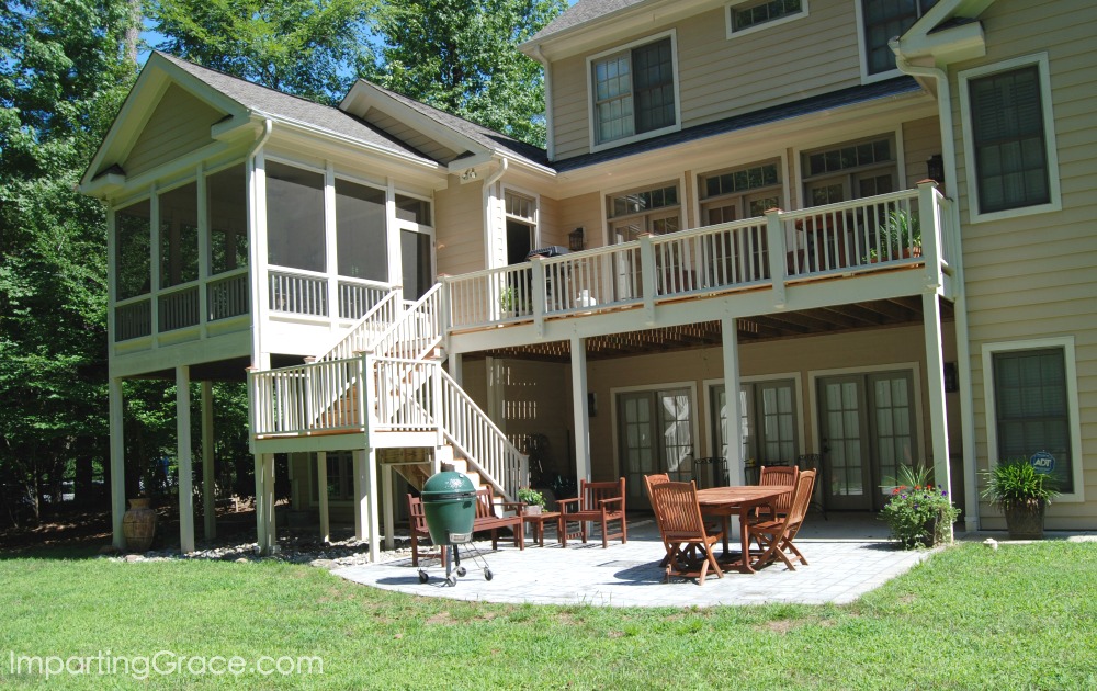 Imparting Grace Screened Porch Updates