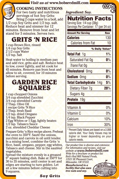 32 Grits Nutrition Label Labels Design Ideas 2020