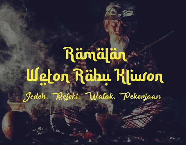 weton rabu kliwon