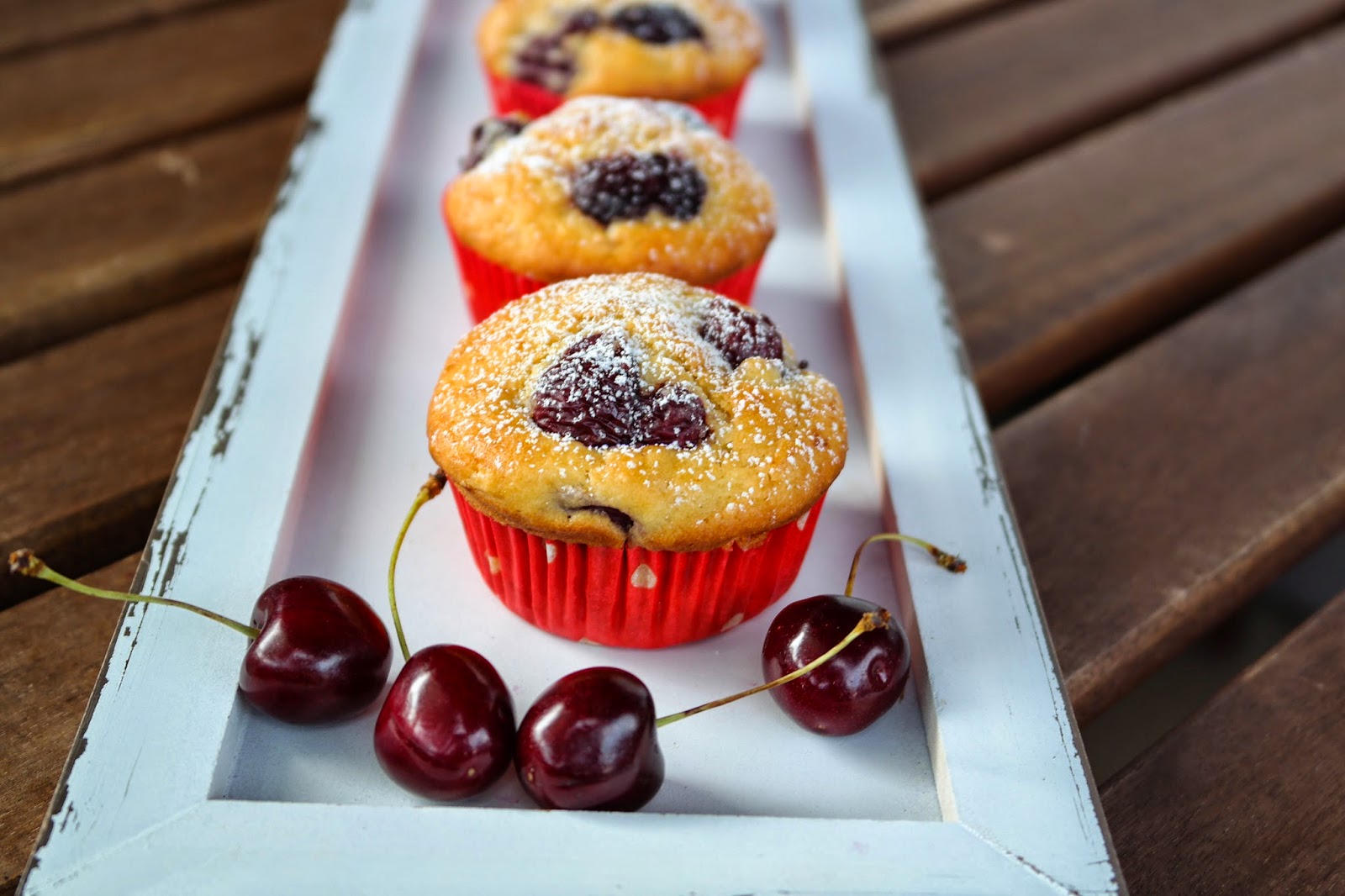 sia´s soulfood foodblog: Kirsch-Bananen Muffins