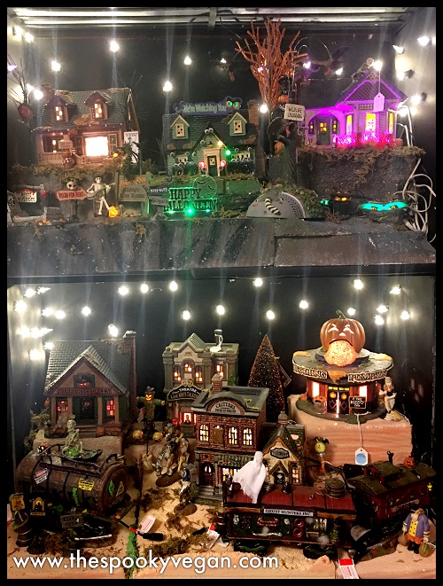 The Spooky Vegan Traditions Holiday Store's Halloween Displays