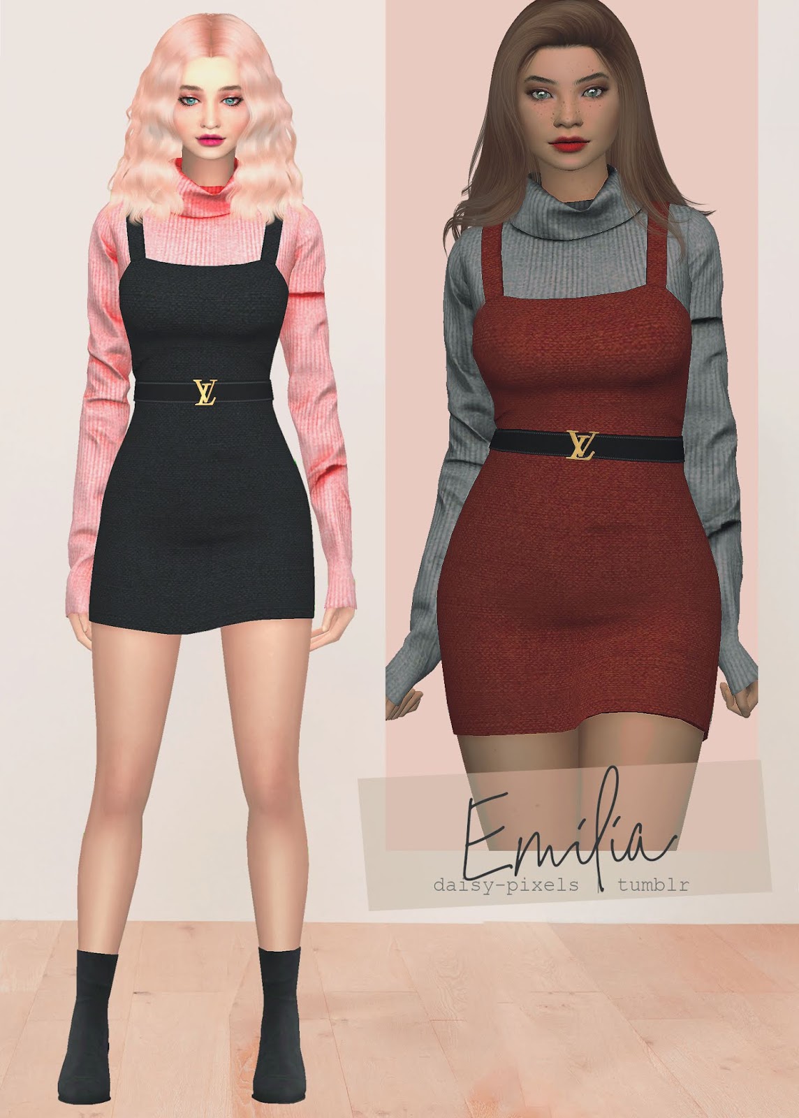 - ̗̀ Emilia Dress ̖́- (TS4) - Daisy Pixels