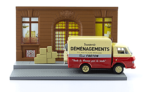 les plus beaux véhicules utilitaires, citroën 350n 1:43 déménageu